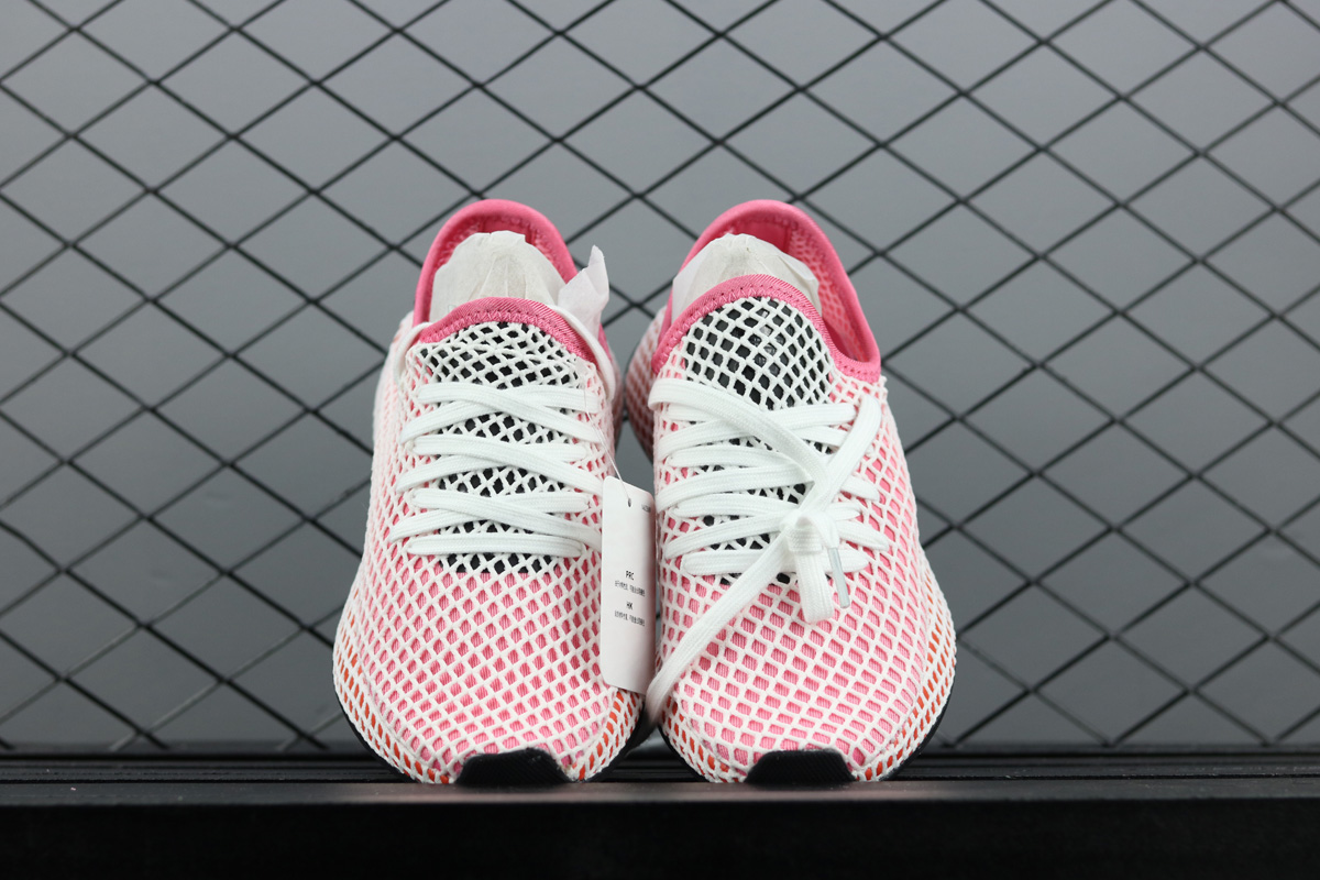 Adidas Deerupt Runner Chalk Pink / Bold Orange For Sale – The Sole Line