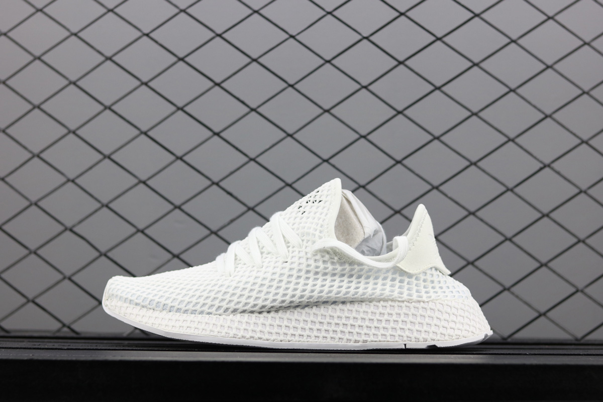 Adidas Deerupt Runner Triple White For Sale – The Sole Line