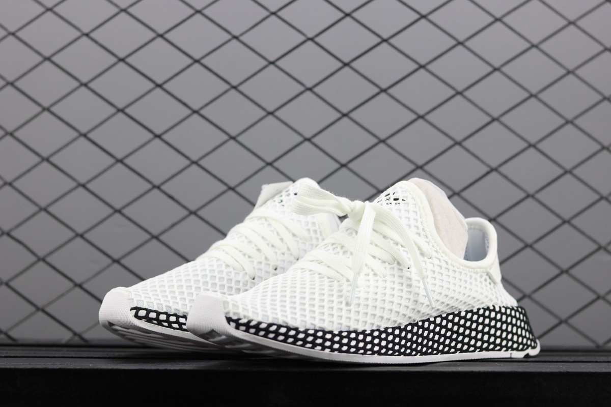 Adidas Deerupt Runner White Black For Sale – The Sole Line