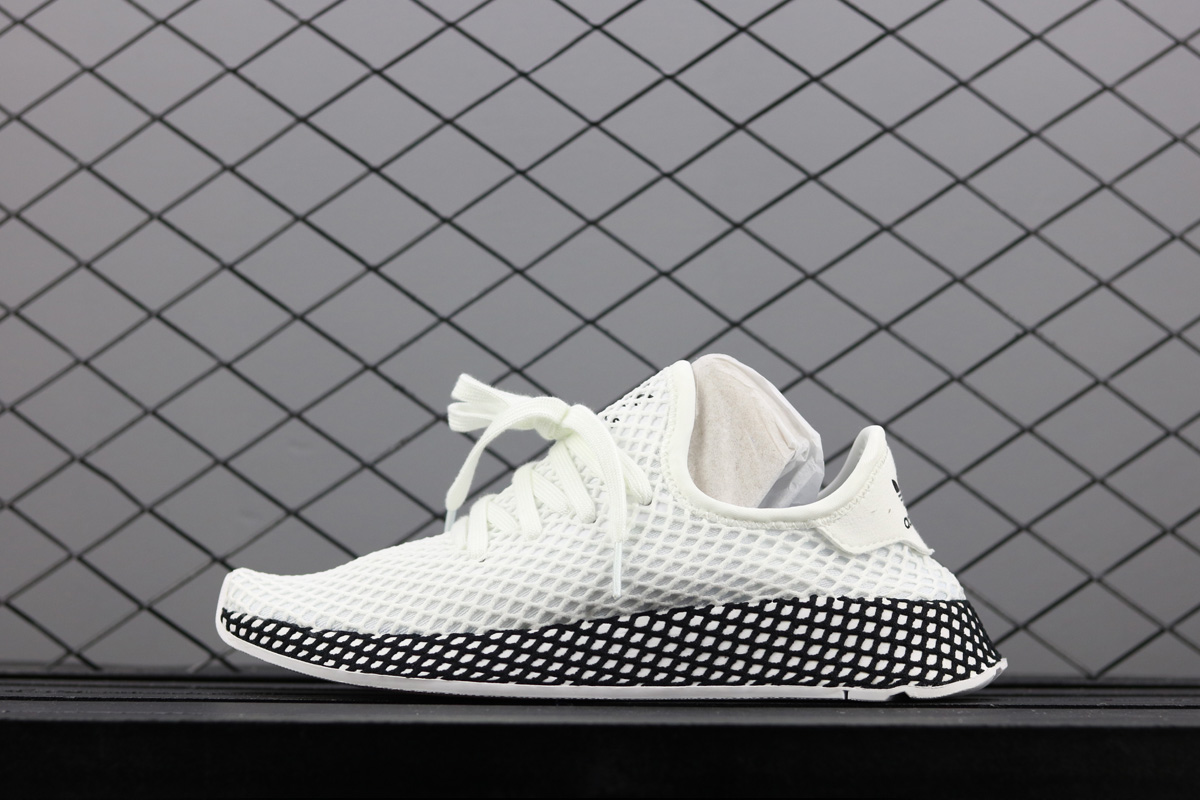 Adidas Deerupt Runner White Black For Sale – The Sole Line