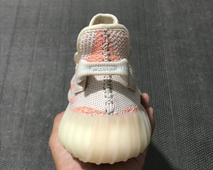 coral yeezy boost
