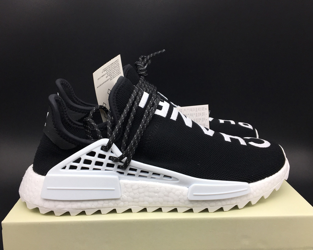 black and white pharrell nmd