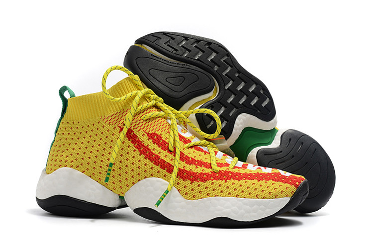 Pharrell x adidas Crazy BYW 'Ambition' Yellow/Red-Green For Sale – The Sole Line