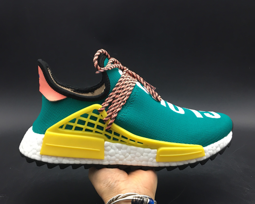 Pharrell x adidas NMD Hu Trail Sun Glow/Core Black/EQT Yellow For Sale – The Sole Line