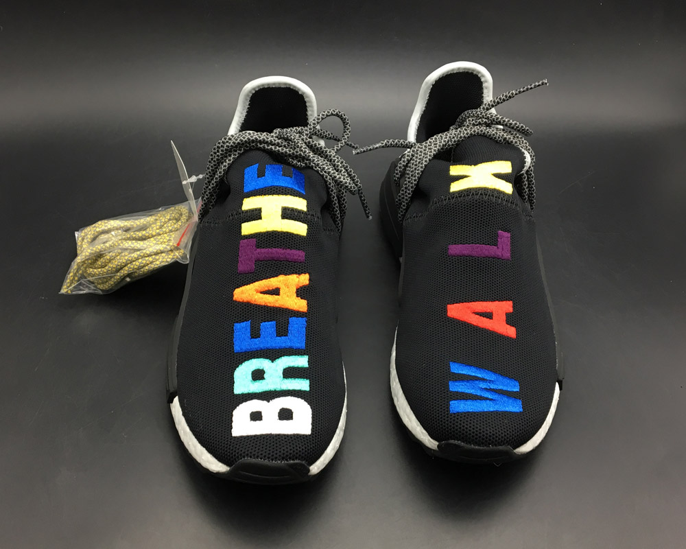 human race breathe walk black