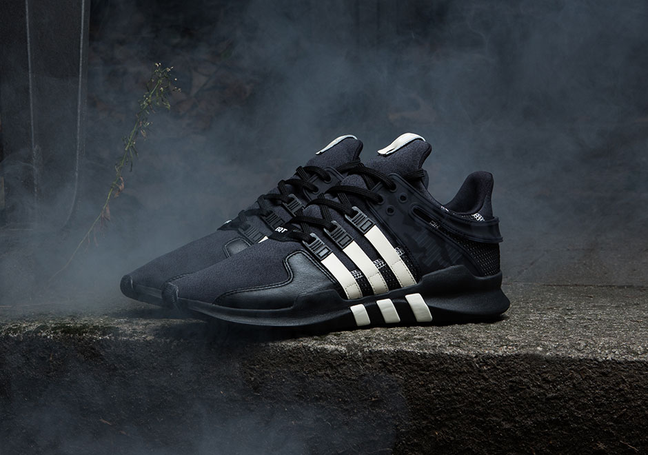 adidas eqt support black and cream