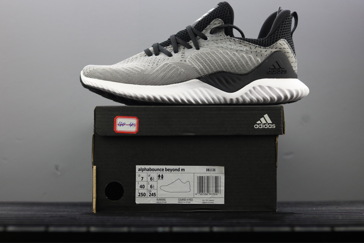 Adidas Alphabounce Beyond Black Night Metallic White For Sale Aractidf