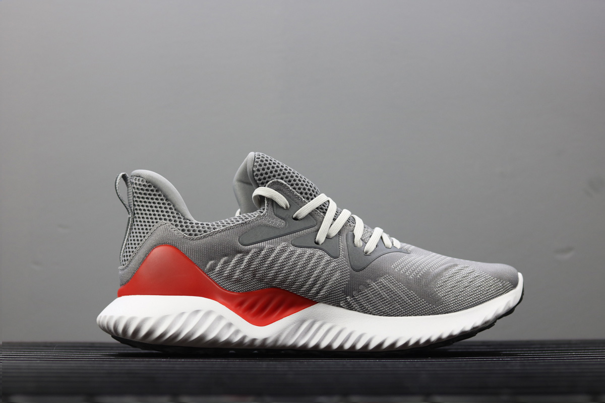 adidas alphabounce grey red