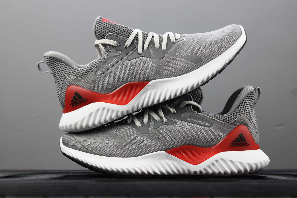 adidas alphabounce beyond grey red