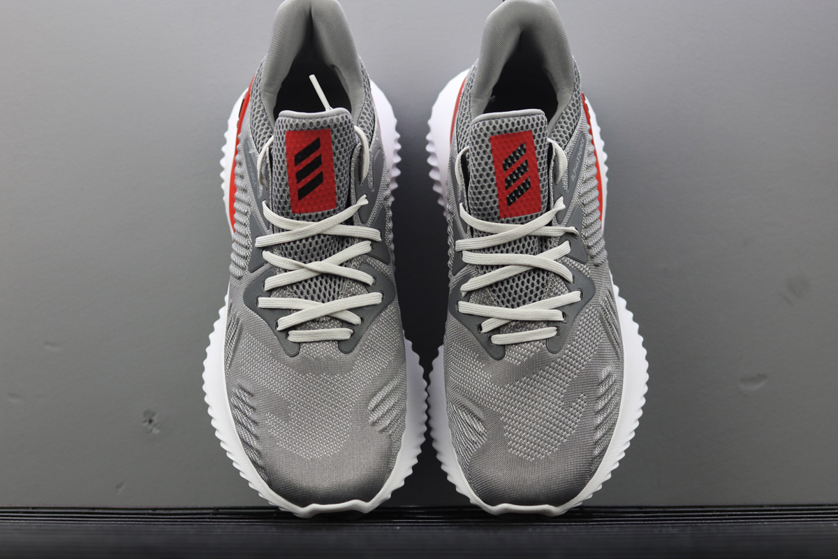 adidas alphabounce grey red