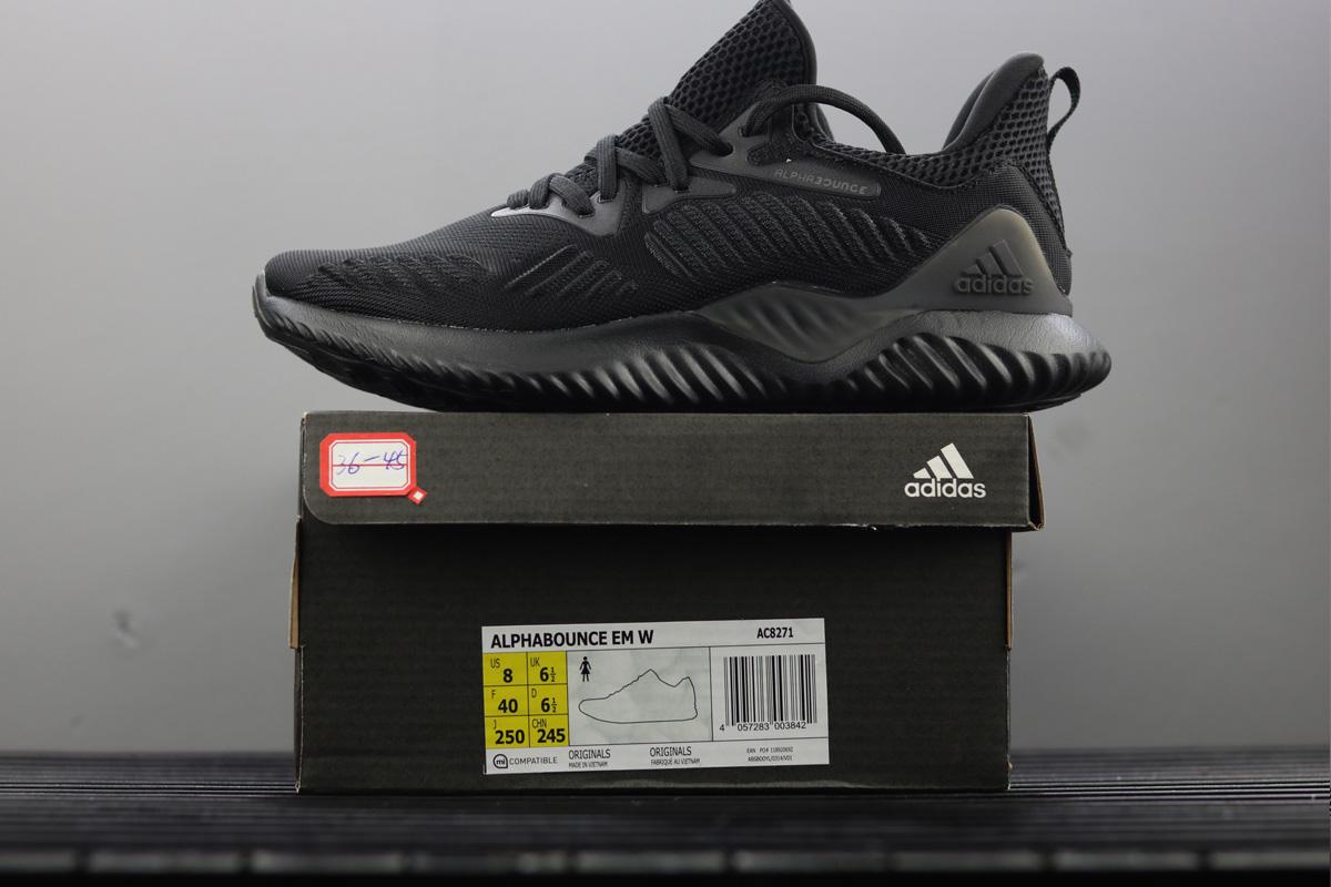 adidas alphabounce triple black