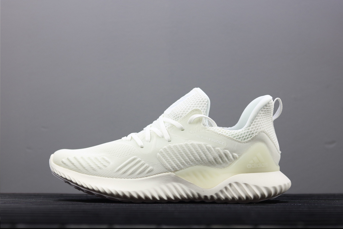 alphabounce white adidas