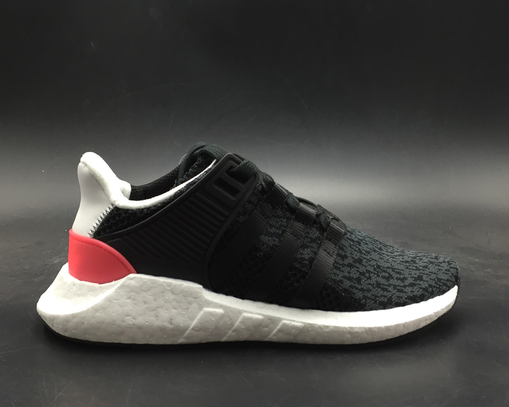 adidas EQT Support 93/17 Black Turbo Red For Sale – The Sole Line