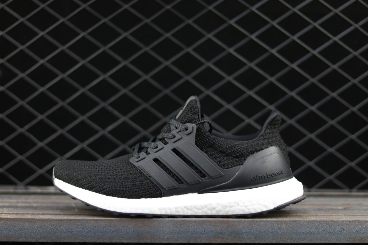 black black white ultra boost