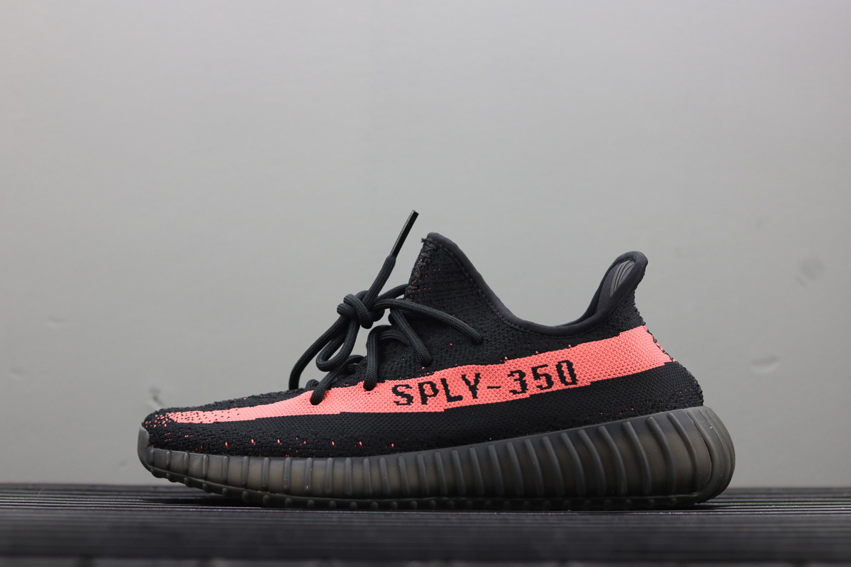 yeezy v2 black and red