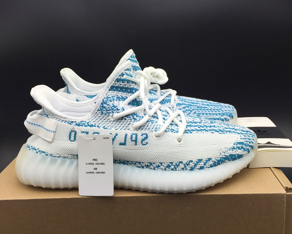 blue zebra yeezys