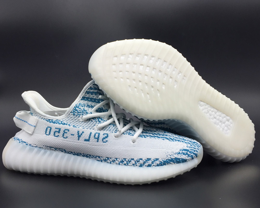 yeezy blue stripe