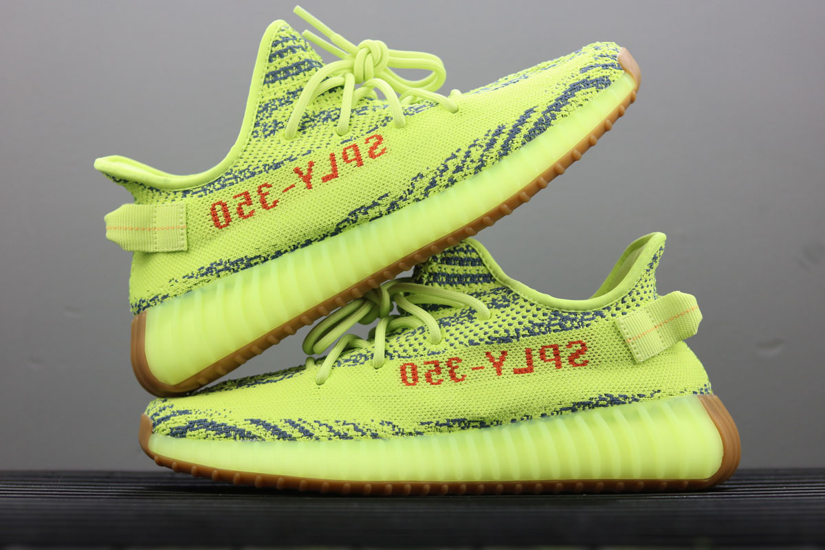 yeezys semi frozen yellow