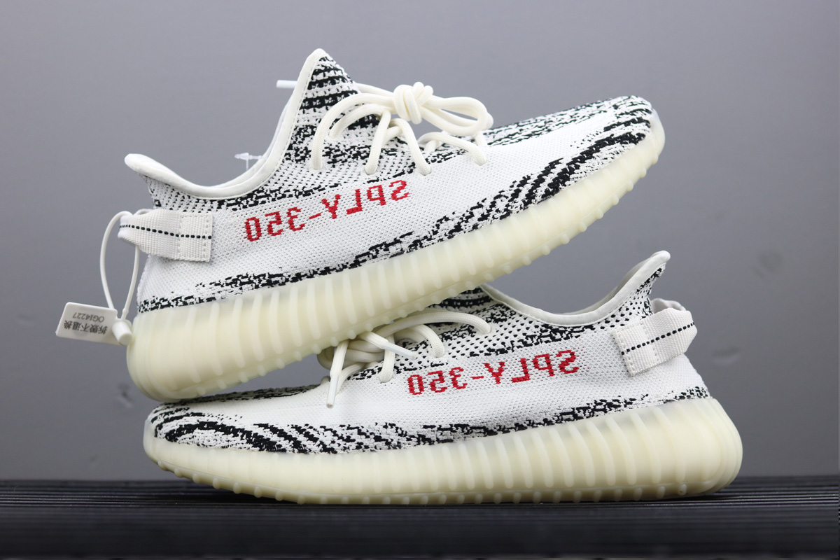 adidas Yeezy Boost 350 V2 “Zebra” White/Core Black-Red For Sale – The Sole Line