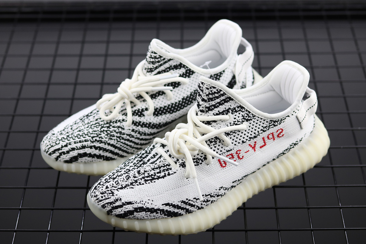 Adidas Yeezy Boost 350 V2 Zebra White Core Black Red For Sale Fitforhealth