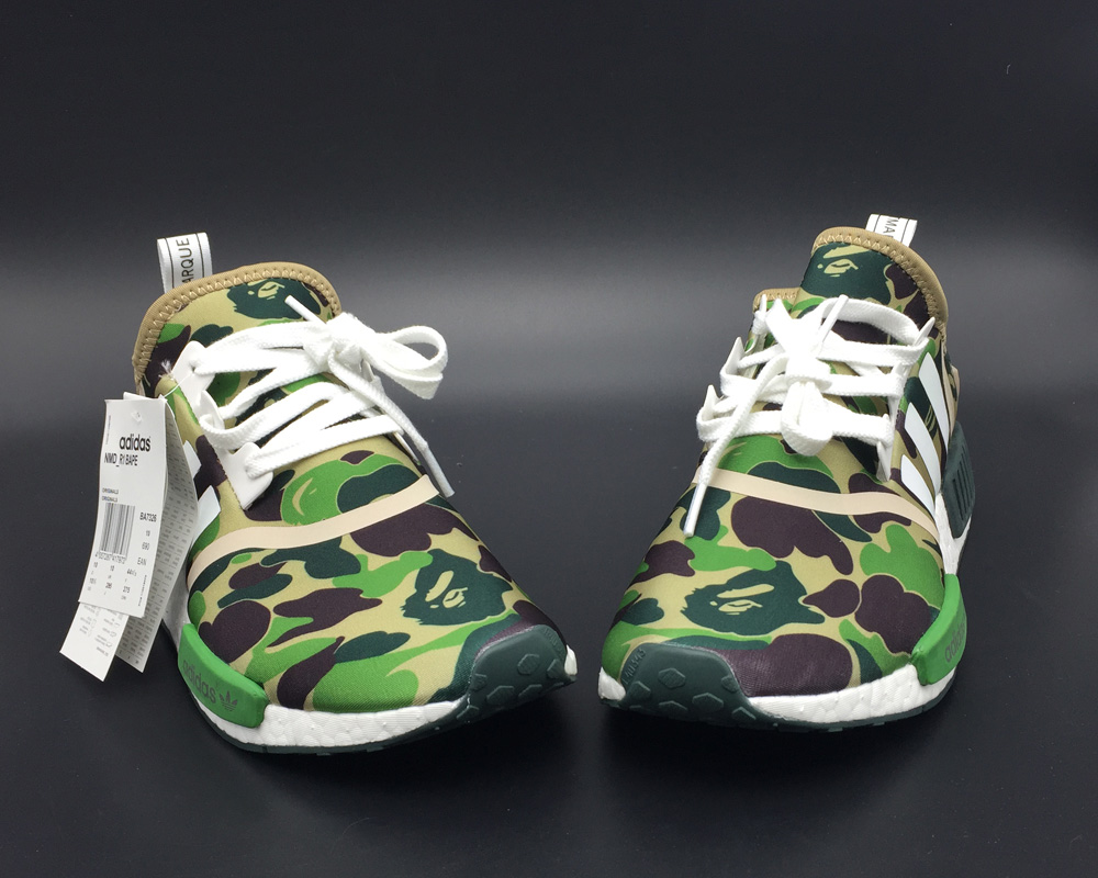 adidas nmd x bape olive