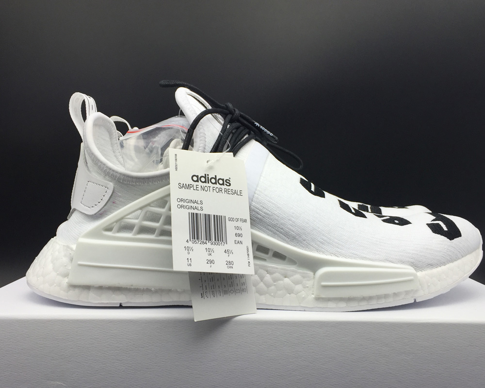 Kendra's Customs Fear of God x adidas NMD White For Sale – The Sole Line