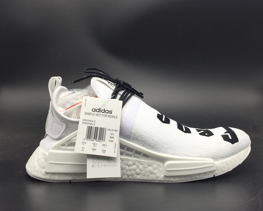 Kendra's Customs Fear of God x adidas NMD White For Sale – The Sole Line