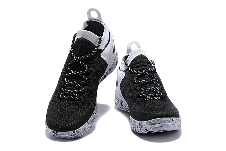 kd shoes black and white