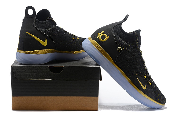 nike kd black and gold