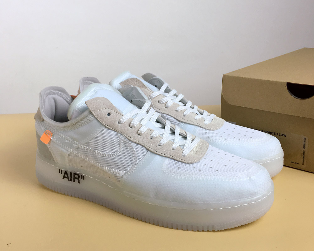 nike off white air force 1 the ten