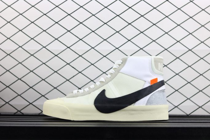 OFF-WHITE-x-Nike-Blazer-Mid-The-Ten-White-Black-Muslin-For-Sale â The Sole Line