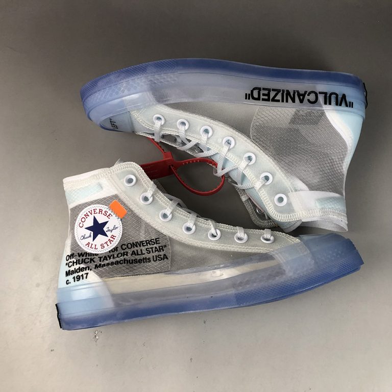 Off White x Converse Chuck Taylor 70 Clear/White-White For Sale – The ...