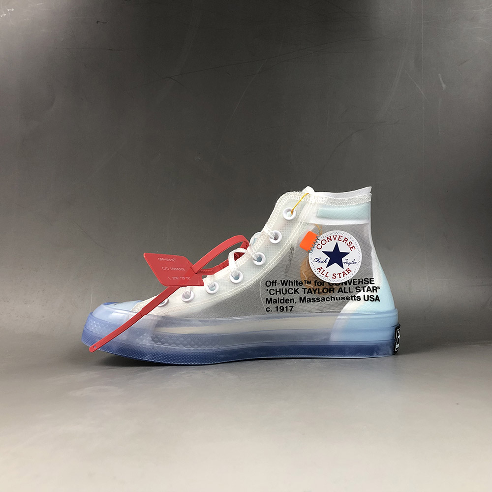 Off White x Converse Chuck Taylor 70 Clear/White-White For Sale – The Sole Line