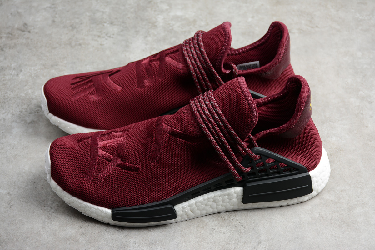 adidas nmd pharrell hu friends and family burgundy