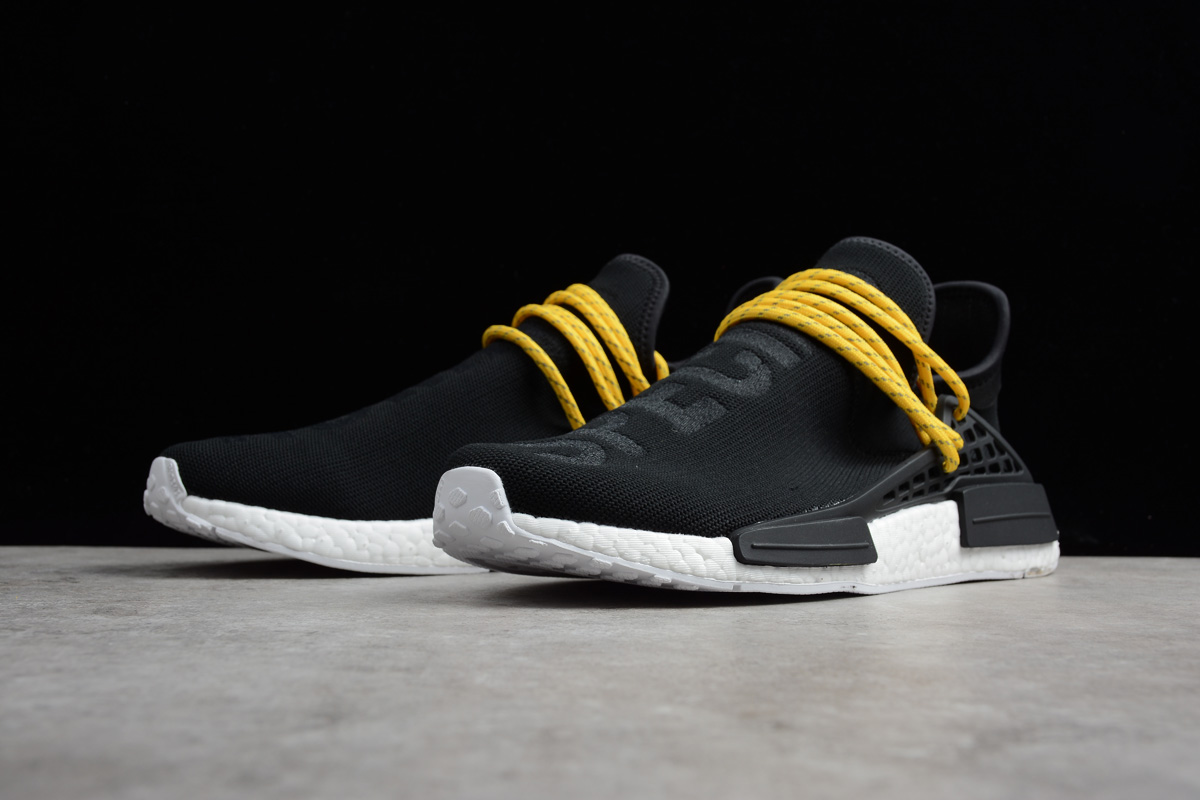 adidas nmd human race black yellow