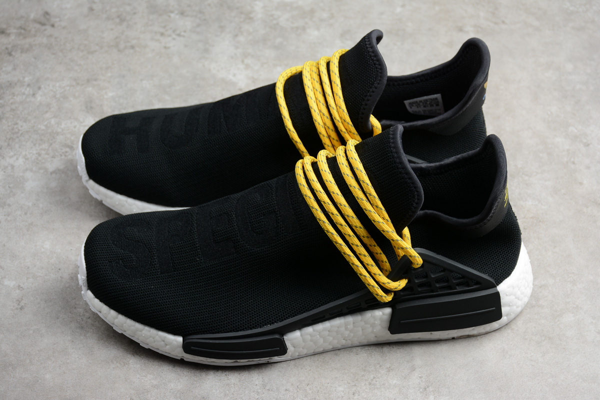 Pharrell x adidas NMD Human Race Hue Man Triple Black For Sale – The Sole Line