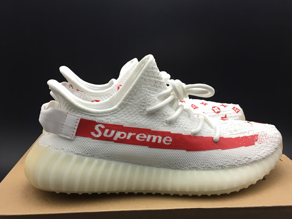 supreme yeezys white