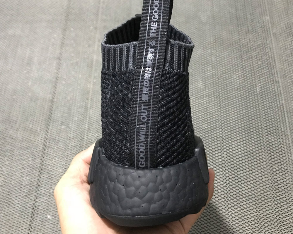 adidas city sock triple black