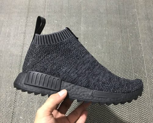 adidas nmd triple black zalando