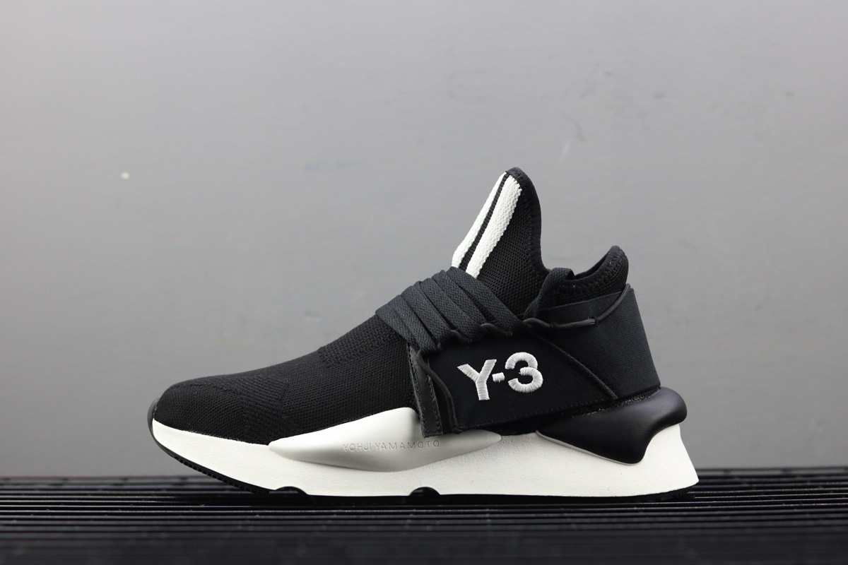 Yohji Yamamoto x adidas Y-3 Kaiwa Chunky PK Black White For Sale 
