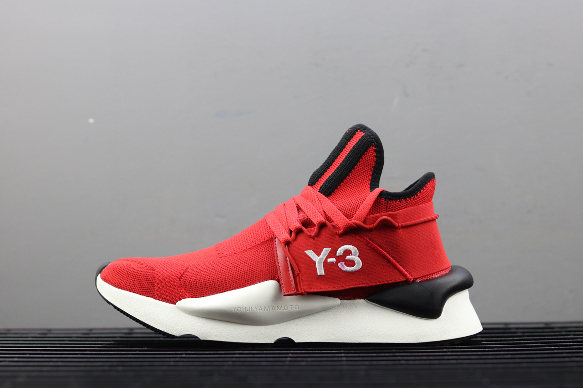 y3 red shoes