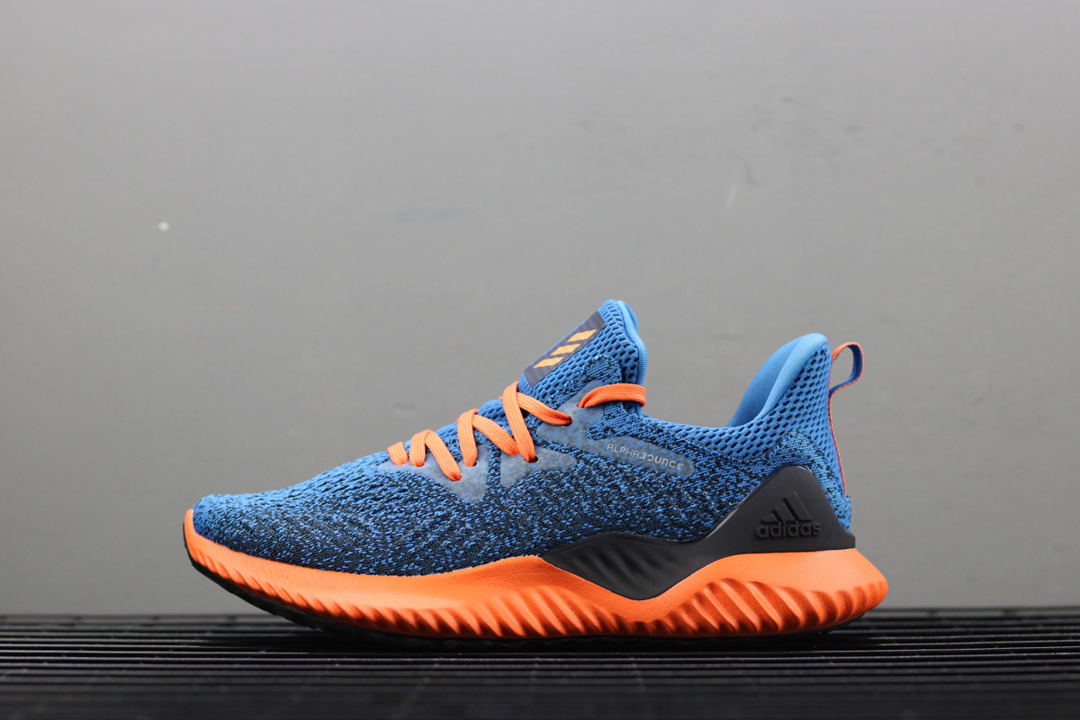 adidas alphabounce black orange