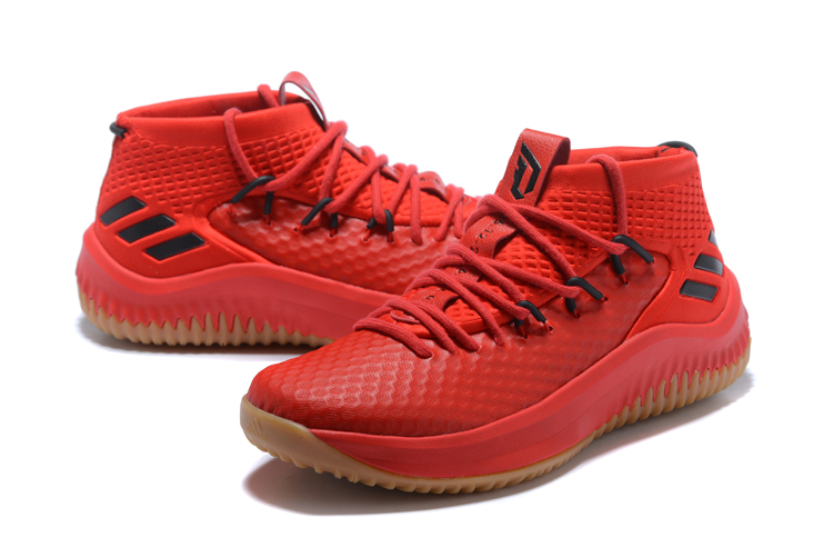 adidas dame 4 red gum