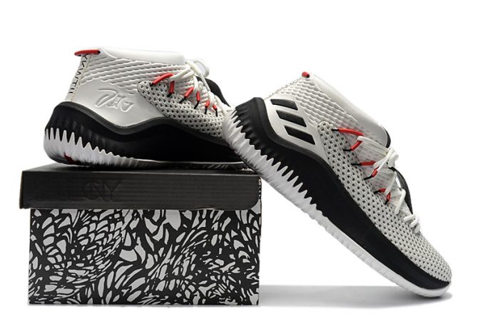 adidas Dame 4 âRip Cityâ White/Black-Red For Sale â The Sole Line