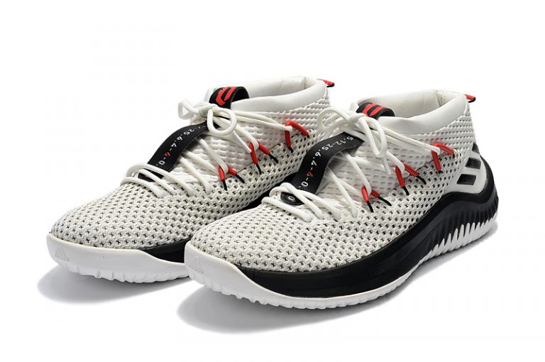 adidas Dame 4 ‘Rip City’ White/BlackRed For Sale The Sole Line