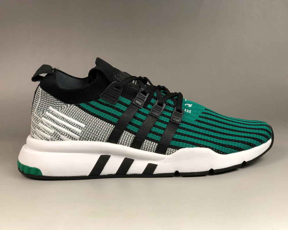 adidas eqt black white green