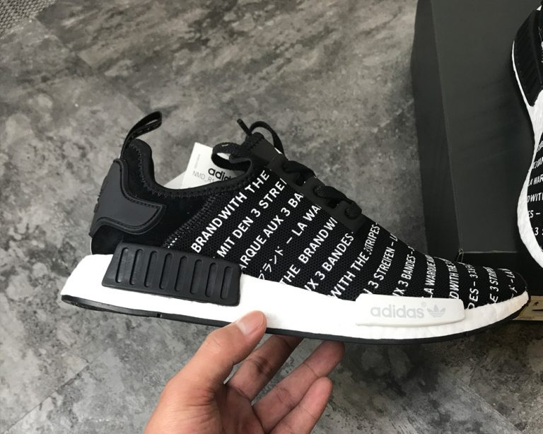 adidas NMD R1 â3 Stripesâ Black White For Sale â The Sole Line