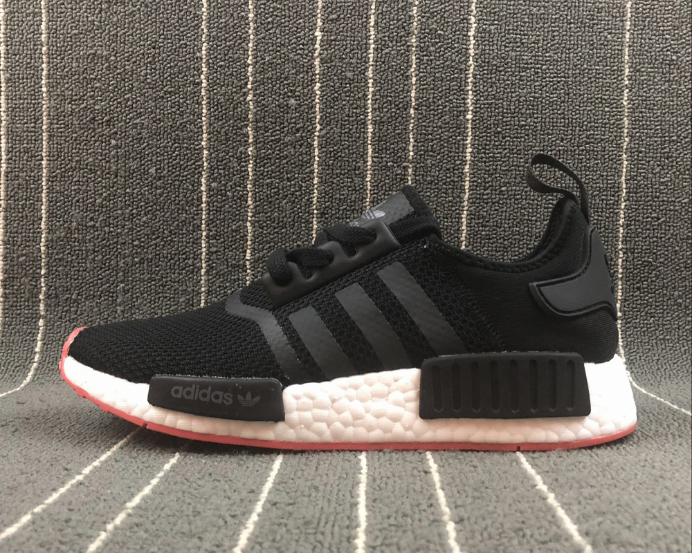 adidas nmd r1 black carbon white