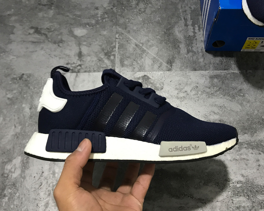 adidas NMD R1 Collegiate Navy/White For Sale – The Sole Line