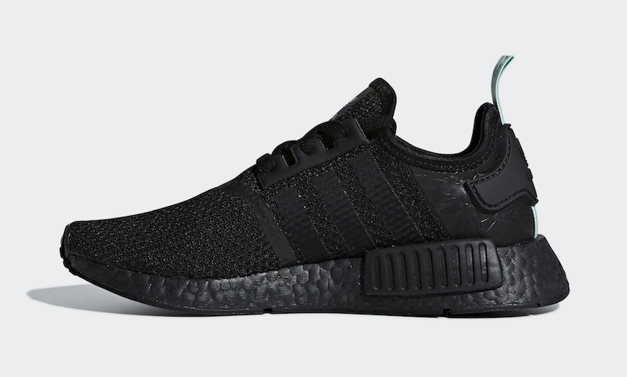 adidas NMD R1 “Mint Glow” Core Black 